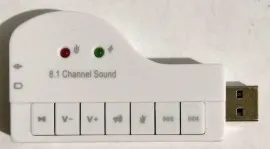 Адаптер USB-звукова карта 8in1. Фото 4