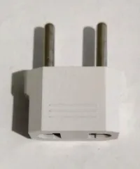 Адаптер єврорезетка з 2 Білий. Фото 3