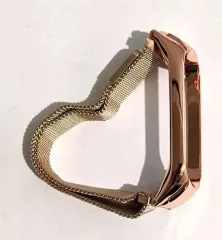 Браслет Металевий Mi Band 3 Gold. Фото 8