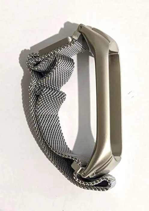 Браслет Металевий Mi Band 3 Silver. Фото 3