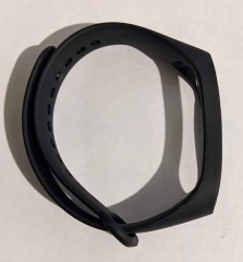 Браслет силіконовий Mi Band 3/4 Black. Фото 2