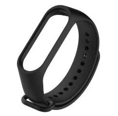 Браслет силіконовий Mi Band 3/4 Black. Фото 8