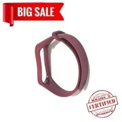 Браслет силіконовий Mi Band 3/4 Bordo. Фото 5