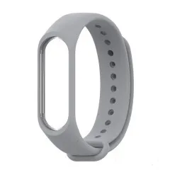 Браслет силіконовий Mi Band 3/4 Grey. Фото 3