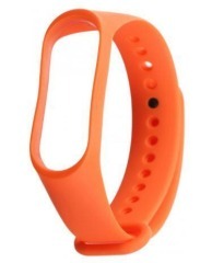 Браслет силіконовий Mi Band 3/4 Orange. Фото 2