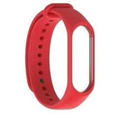 Браслет силіконовий Mi Band 3/4 Red. Фото 2