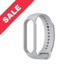 Браслет силіконовий Mi Band 5/6/7 Grey. Фото 4