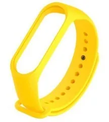 Браслет силіконовий Mi Band 5/6/7 Yellow. Фото 2