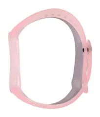 Браслет силіконовий прозорий Mi Band 5/6/7 Rose. Фото 4