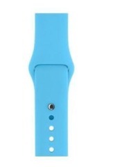 Браслет силіконовий для Apple watch 38mm/40mm/41mm Blue. Фото 3