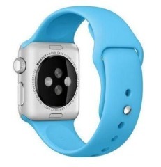 Браслет силіконовий для Apple watch 38mm/40mm/41mm Blue. Фото 2