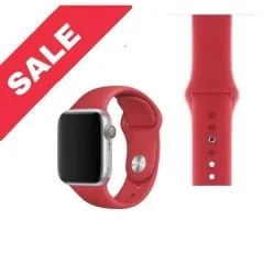 Браслет силіконовий для Apple watch 38mm/40mm/41mm Red. Фото 6