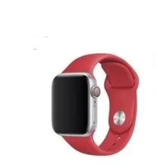 Браслет силіконовий для Apple watch 38mm/40mm/41mm Red. Фото 8