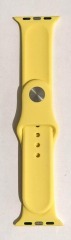 Браслет силіконовий для Apple watch 38mm/40mm/41mm Yellow. Фото 4