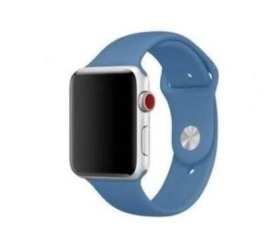 Браслет силіконовий для Apple watch 38mm/40mm/41mm Light Blue. Фото 3