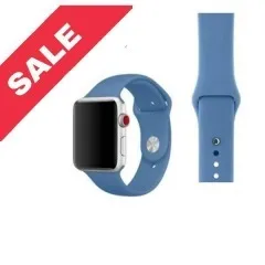 Браслет силіконовий для Apple watch 42mm/44mm/45mm/49mm Blue. Фото 6