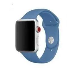 Браслет силіконовий для Apple watch 42mm/44mm/45mm/49mm Blue. Фото 8