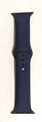 Браслет силіконовий для Apple watch 42mm/44mm/45mm/49mm Dark Blue. Фото 4