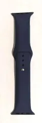 Браслет силіконовий для Apple watch 42mm/44mm/45mm/49mm Dark Blue. Фото 7