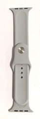 Браслет силіконовий для Apple watch 42mm/44mm/45mm/49mm Grey. Фото 3