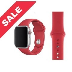 Браслет силіконовий для Apple watch 42mm/44mm/45mm/49mm Red