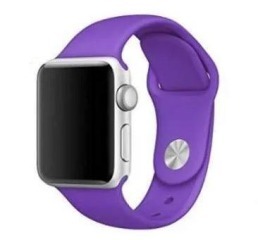 Браслет силіконовий для Apple watch 42mm/44mm/45mm/49mm Violet. Фото 4