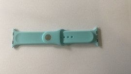 Браслет силіконовий для Apple watch 42mm/44mm/45mm/49mm Light Blue. Фото 3