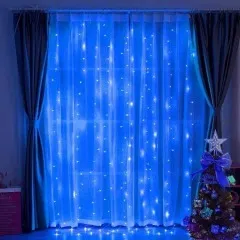 Водоспад 240 діодів Blue 2*2м. Фото 3