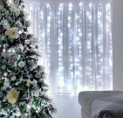 Водоспад 240 діодів White 2*2м. Фото 2