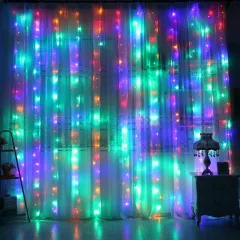 Водоспад 320 діодів Color 3*1,5м. Фото 2