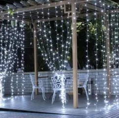 Водоспад на вулицю 400 діодів White  3,5*2м. Фото 2