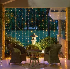 Водоспад на вулицю 400 діодів Yellow  3,5*2м. Фото 2