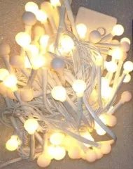 Гірлянди White шаріки 100 діодів Жовті 3м. Фото 4