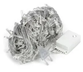 Гірлянди діодні 500 діодів на білому кабелі Color 20м. Фото 7