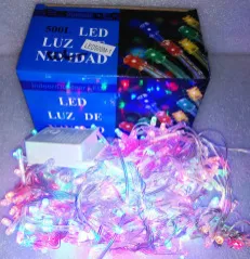 Гірлянди діодні 500 діодів на білому кабелі Color 20м. Фото 6