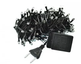 Гірлянди діодні 100 діодів на чорному кабелі Color 7м. Фото 2