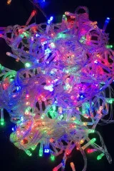 Гірлянди діодні 300 діодів на білому кабелі Color 13.5м. Фото 6