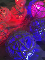Гірлянди на батарейку шаріки Color  1,9м. Фото 3