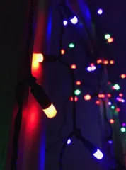 Гірлянди Black шаріки шестигранні 100 діодів Color 8м. Фото 5