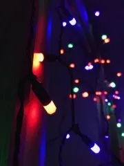 Гірлянди Black шаріки шестигранні 40 діодів Color 5м. Фото 3