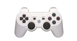 Джойстик PS3 Безпровідний White