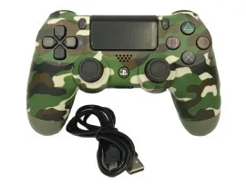 Джойстик PS4 Безпровідний (Orig logo) Green Камуфляж. Фото 6
