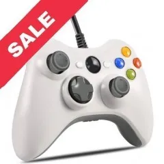 Джойстик X-box Провідний White. Фото 5