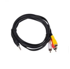 Кабель 3,5 - тюльпан 3м. Фото 2