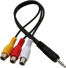 Кабель 3,5 - тюльпан мама 1,5м. Фото 5