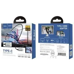 Кабель Type C/Hdmi Hoco UA13 1,8M. Фото 2