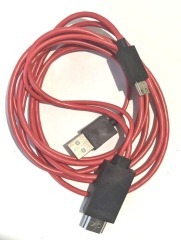 Кабель Usb Samsung Hdmi + MHL S5 G900. Фото 3