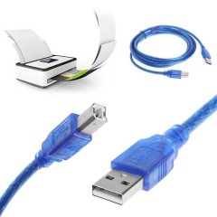 Кабель Usb-принтер 3м Blue