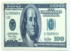 Коврик для мишки 100$ big. Фото 3