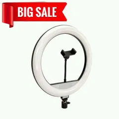 Лампа-кільце BD-330 33cm (з тримачем, без підставки) Black. Фото 6